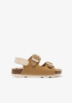 Sapatos De Menina-Conguitos Sandálias Bio Buckle Castanhas