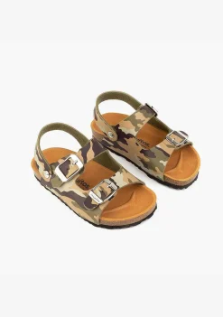 Sapatos De Menino-Conguitos Sandálias Bio Camuflada Menino