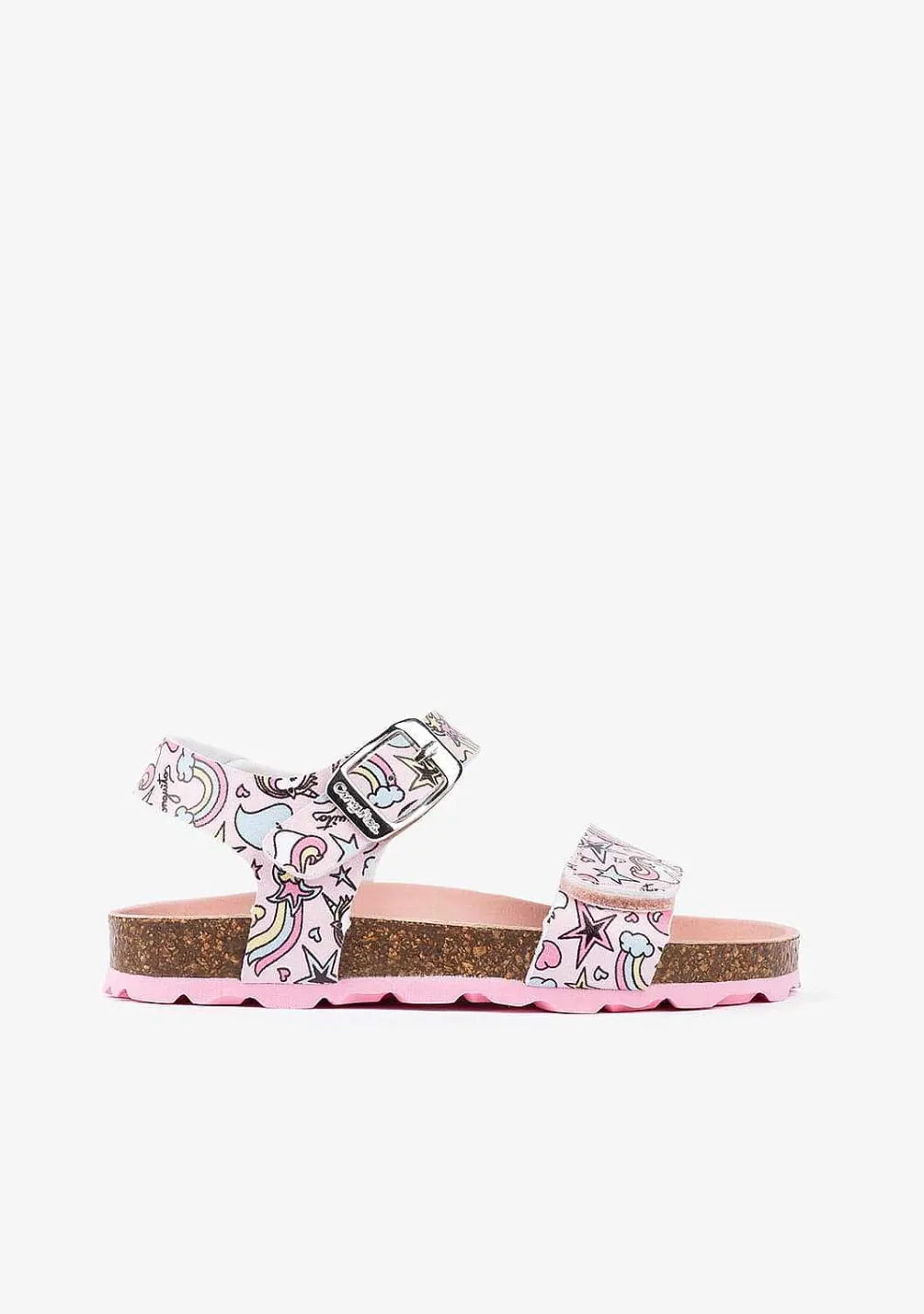 Sandálias-Conguitos Sandálias Bio Com Estampa Multi Unicornio Para Menina