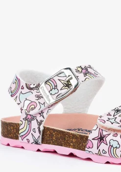 Sandálias-Conguitos Sandálias Bio Com Estampa Multi Unicornio Para Menina