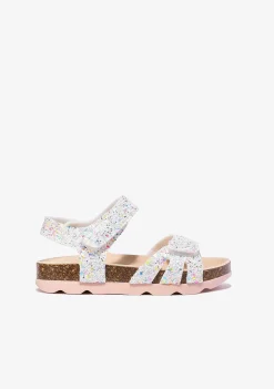 Sapatos De Menina-Conguitos Sandálias Bio Glitter Multicor De Menina