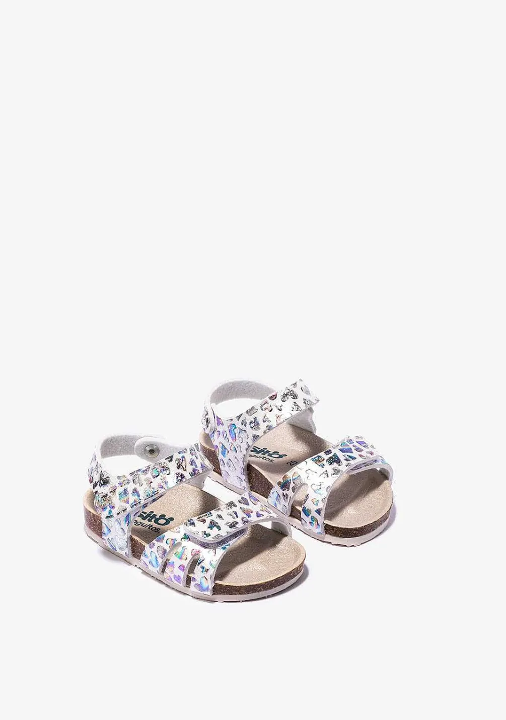 Sapatos De Bebé-Conguitos Sandálias Bio Hearts Para Bebé