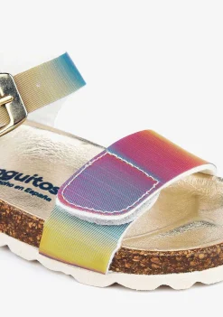 Sandálias-Conguitos Sandálias Bio Multi Iridescentes Para Menina