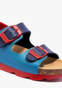 Sapatos De Menino-Conguitos Sandálias Bio Multicor Azul Menino