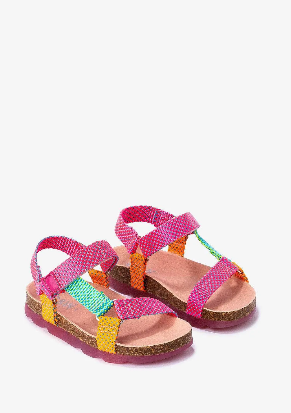 Sapatos De Menina-Conguitos Sandálias Bio Multicor De Menina P&B