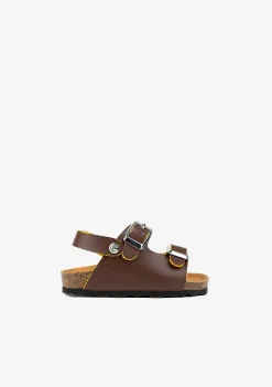 Sapatos De Bebé-Conguitos Sandálias Bio Sinteticas Bebé Castanhas