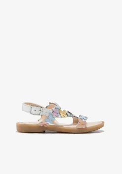 Sapatos De Menina-Conguitos Sandálias Borboleta Branca