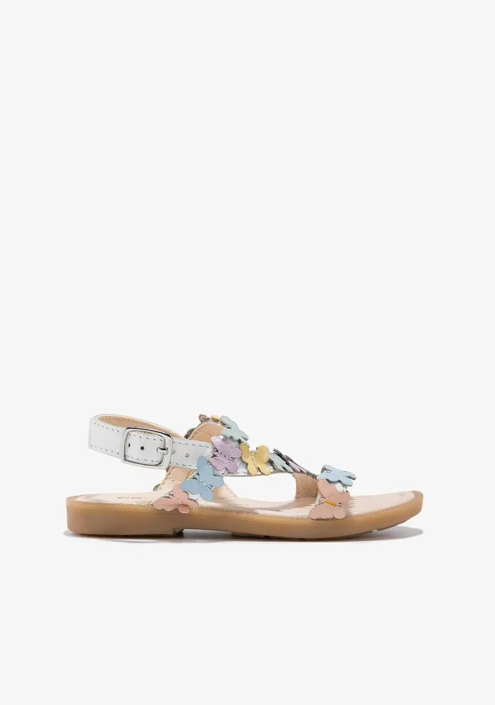Sapatos De Menina-Conguitos Sandálias Borboleta Branca