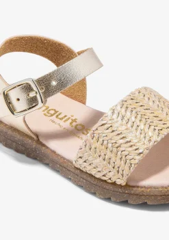 Sapatos De Menina-Conguitos Sandálias Com Fivela Bege