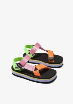 Sapatos De Menina-Conguitos Sandálias Com Plataforma Multicolor P&B