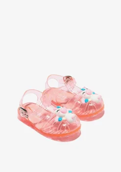 Sapatos De Menina-Conguitos Sandálias Gelatinosas Com Fivela Rosa