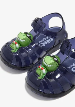Sapatos De Menina-Conguitos Sandálias Gelatinosas Com Fivela Azul Marinho
