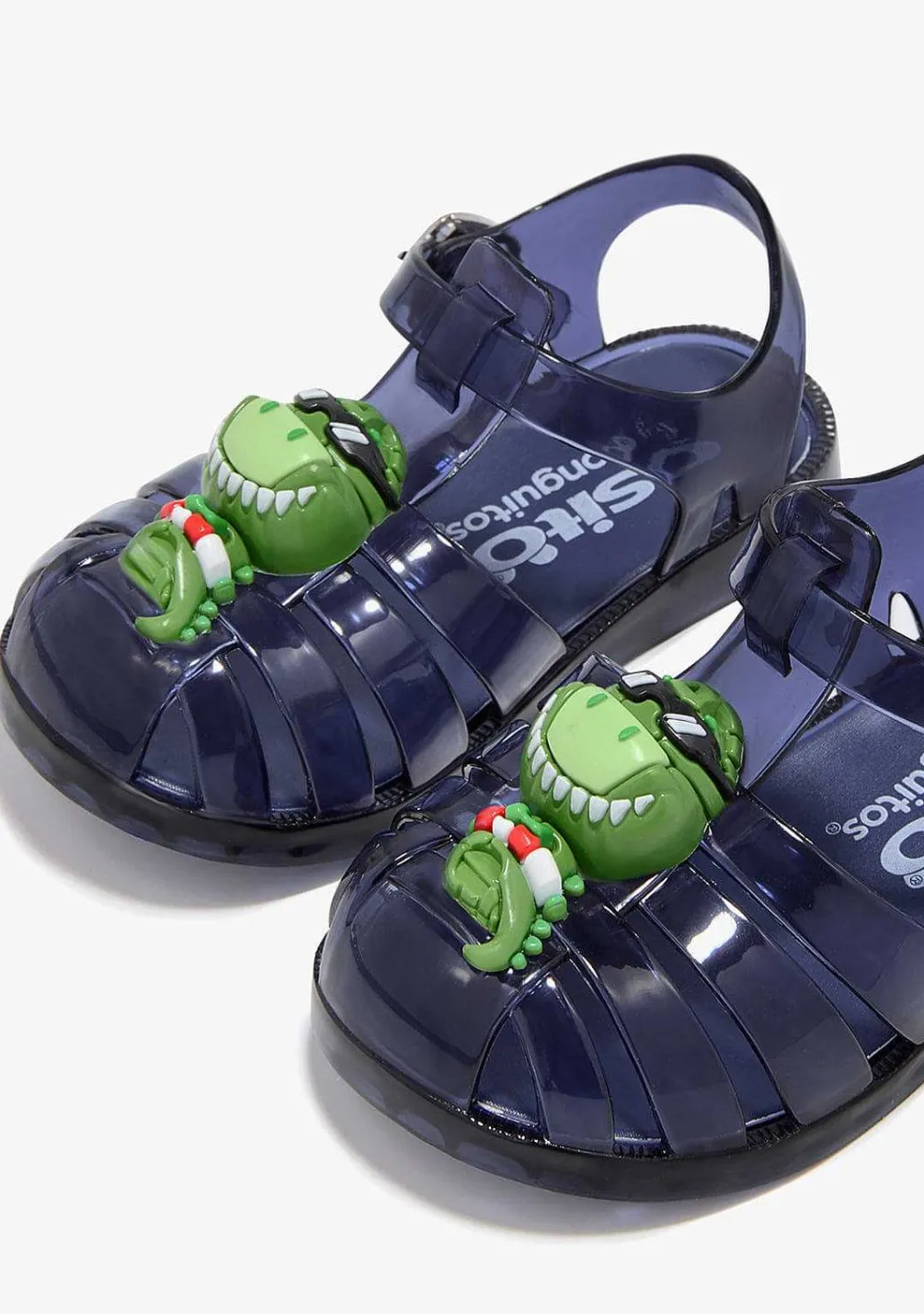 Sapatos De Menina-Conguitos Sandálias Gelatinosas Com Fivela Azul Marinho
