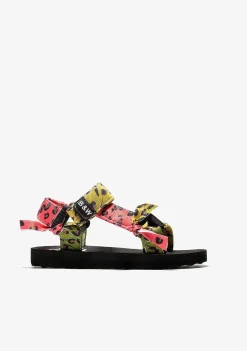 Sapatos De Menina-Conguitos Sandálias Leopardo Multicor De Menina P&B