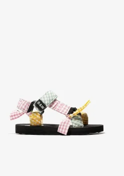 Sapatos De Menina-Conguitos Sandálias Vichy Multicor De Menina