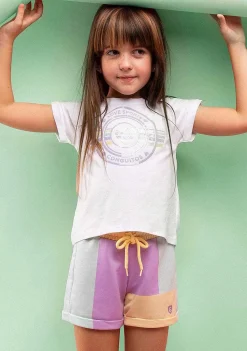 Roupas De Menina-Conguitos Shorts Lisos De Pelucia Multicoloridos Para Meninas