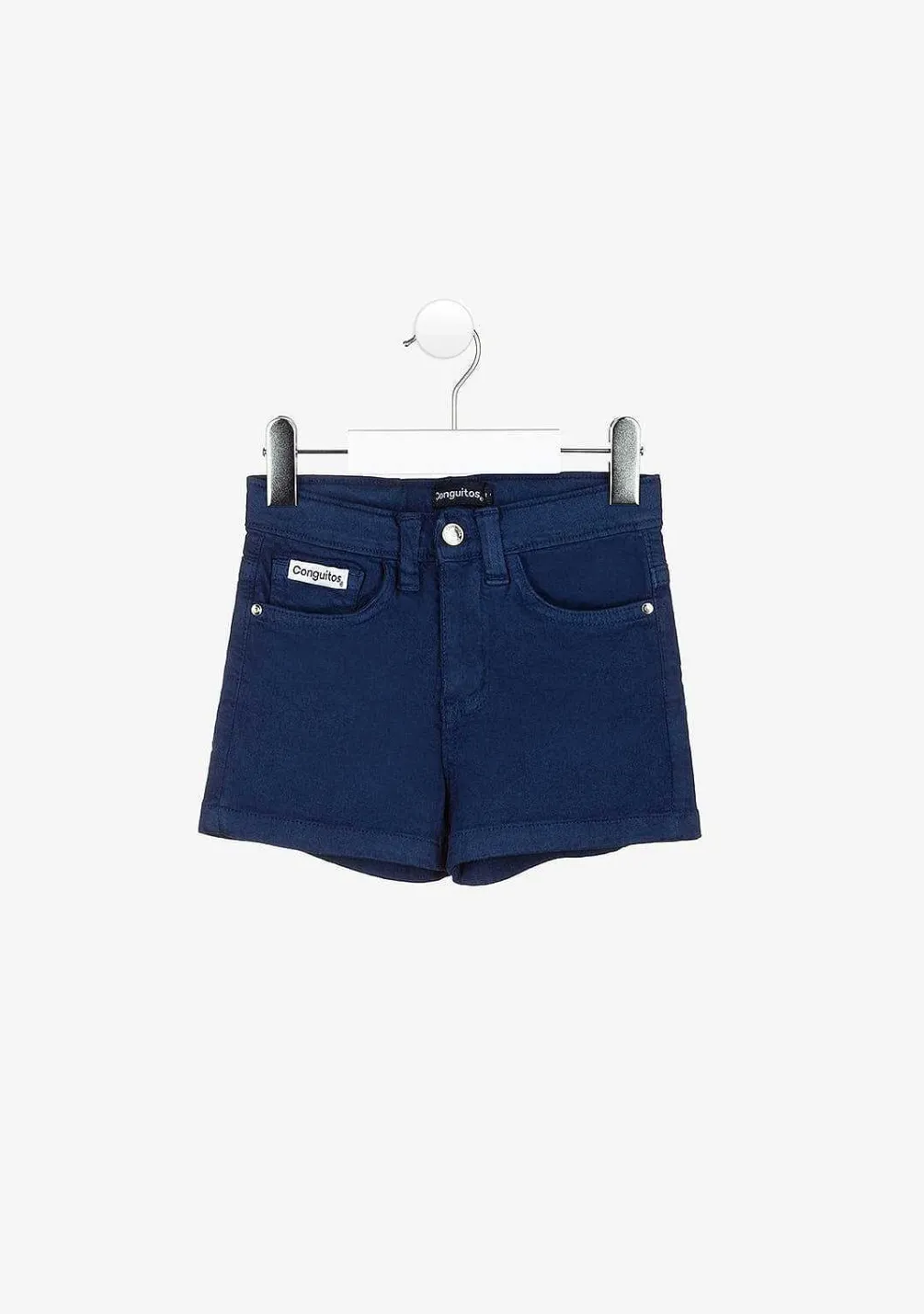 Roupas De Menina-Conguitos Shorts Marinho Feminino