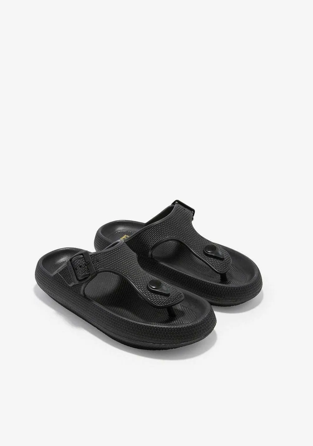 Sapatos De Menina-Conguitos Slides De Fivela Preta