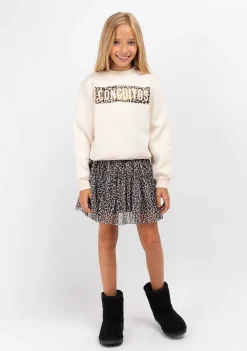 Moletons-Conguitos Sweatshirt Bege Menina