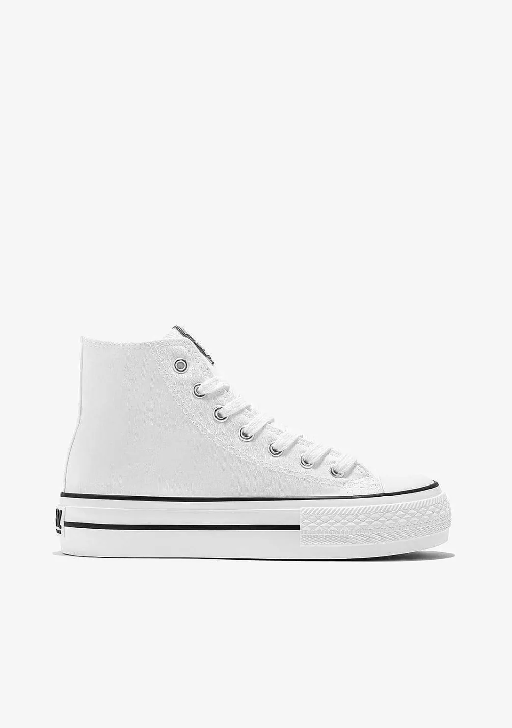 Tênis Casuais-Conguitos Tênis B&W White Hawai Solar Hi-Top