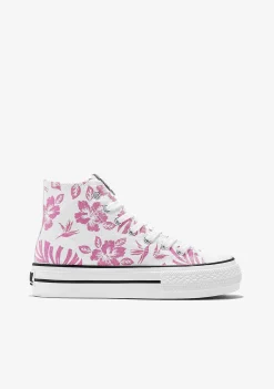 Tênis Casuais-Conguitos Tênis B&W White Hawai Solar Hi-Top