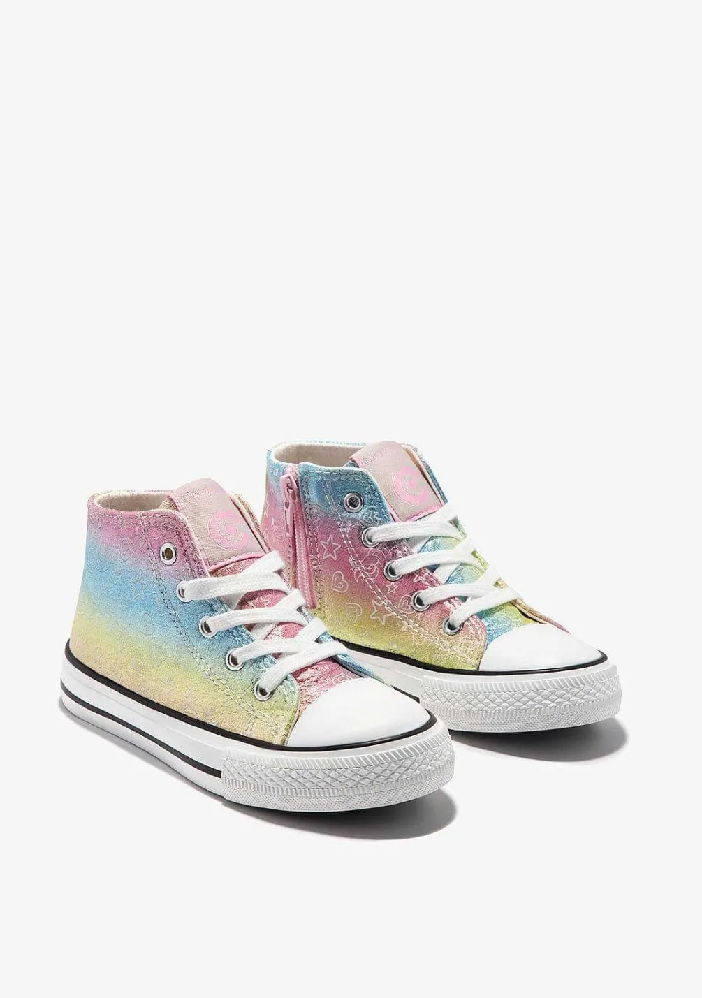Tênis Casuais-Conguitos Tênis Cano Alto Multicolorido Glow In The Dark