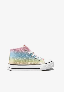 Tênis Casuais-Conguitos Tênis Cano Alto Multicolorido Glow In The Dark