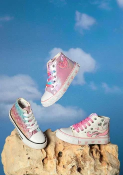 Tênis Casuais-Conguitos Tênis Cano Alto Multicolorido Glow In The Dark