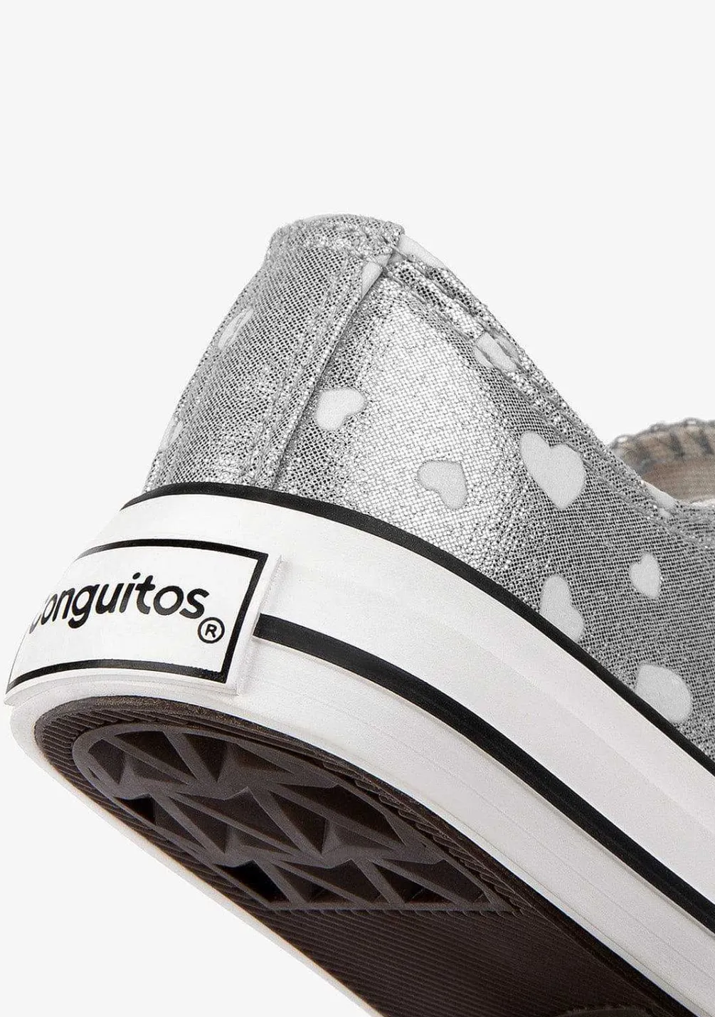 Tênis Casuais-Conguitos Tênis Feminino Prateado Que Brilha No Escuro