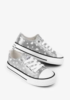 Tênis Casuais-Conguitos Tênis Feminino Prateado Que Brilha No Escuro