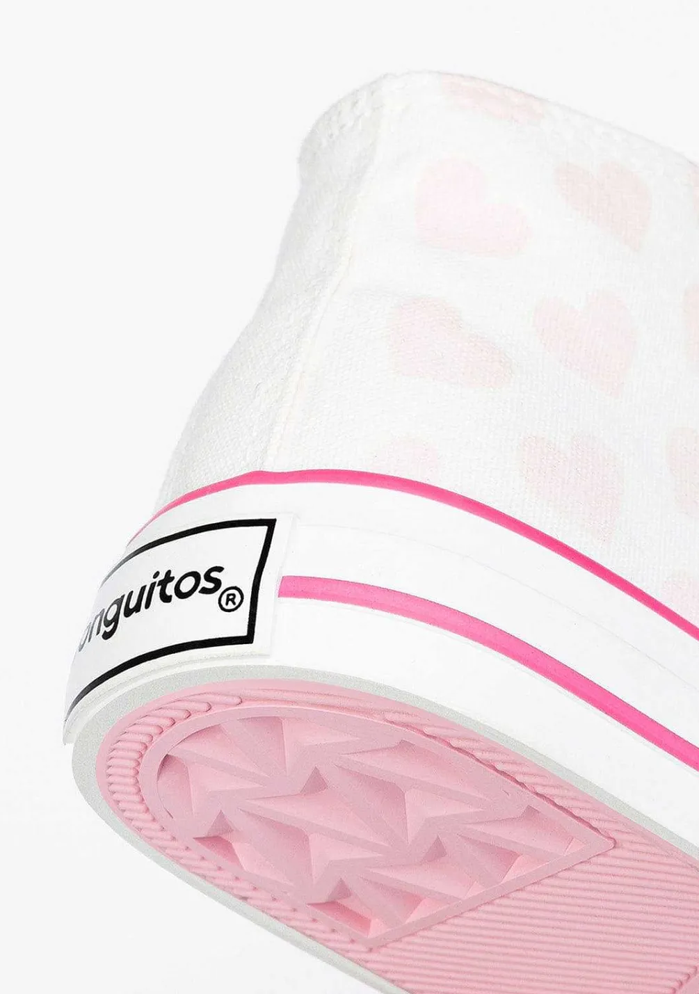 Tênis Casuais-Conguitos Tênis Hi-Top Feminino Branco Luz Solar