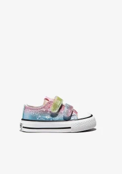Sapatos De Menina-Conguitos Tênis Multicor Glow In The Dark Para Bebé