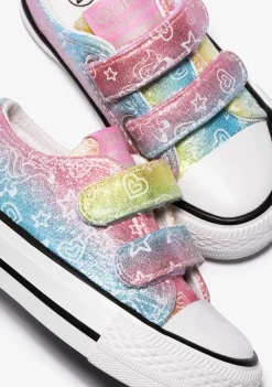 Sapatos De Menina-Conguitos Tênis Multicor Glow In The Dark Para Bebé