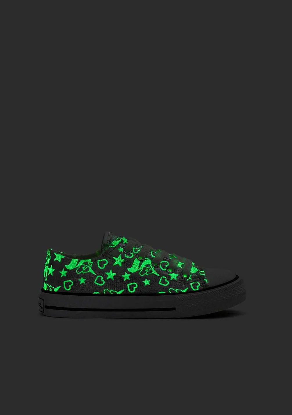 Sapatos De Menina-Conguitos Tênis Prateados Que Brilham No Escuro