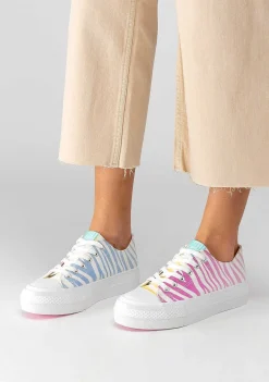 Tênis Casuais-Conguitos Tênis Solar Zebra Multicor De Menina P&B