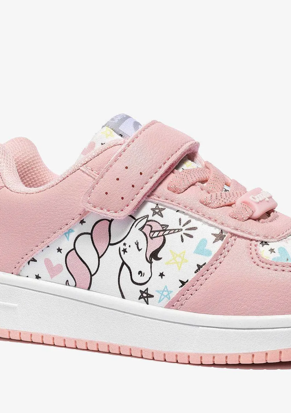 Tênis Casuais-Conguitos Tênis Unicornio Rosa Menina Napa