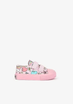 Tênis Casuais-Conguitos Tênis Unicornio Rosa Para Bebé
