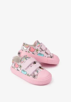 Tênis Casuais-Conguitos Tênis Unicornio Rosa Para Bebé