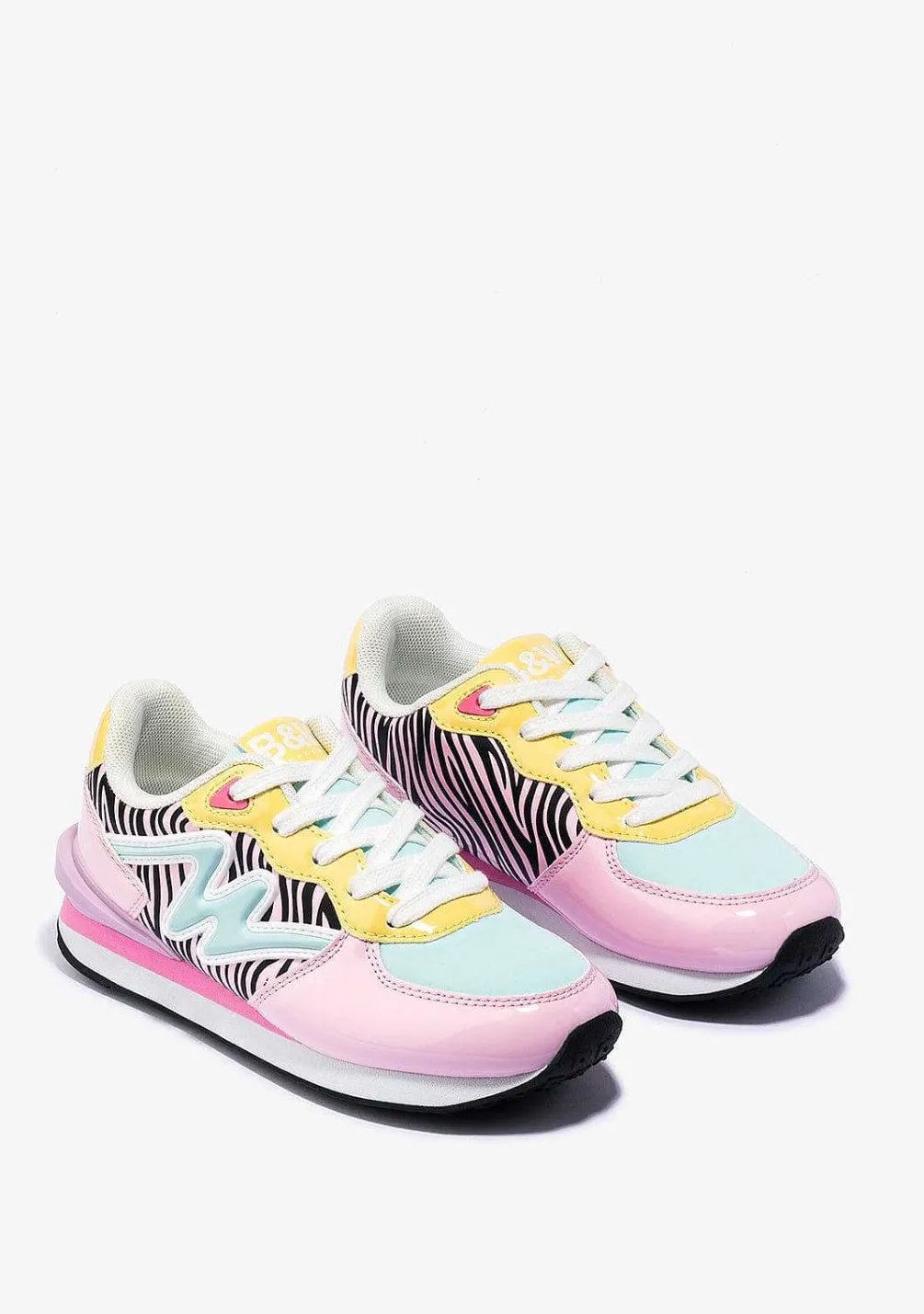 Tênis Casuais-Conguitos Tênis Zebra Multicolor Menina P&B