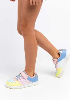Tênis Casuais-Conguitos Tênis Zebra Multicor De Menina Napa
