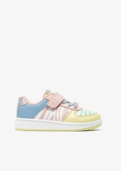 Tênis Casuais-Conguitos Tênis Zebra Multicor De Menina Napa