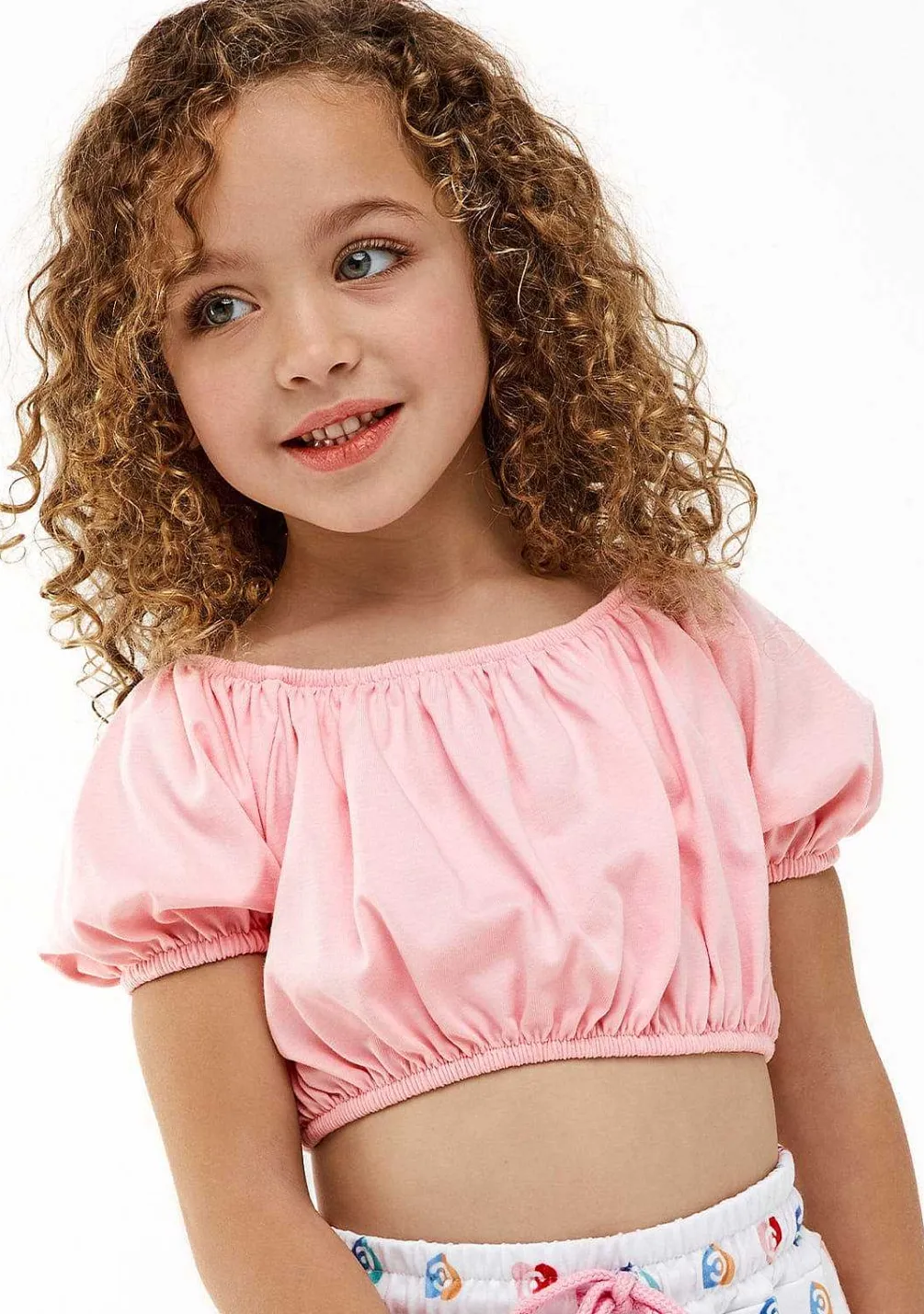 Roupas De Menina-Conguitos Top Rosa