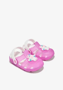 Tênis Com Luzes-Conguitos Unicornio Rosa Com Tamancos Luminosos