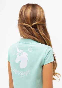Roupas De Menina-Conguitos Vestido Polo Menina Menta